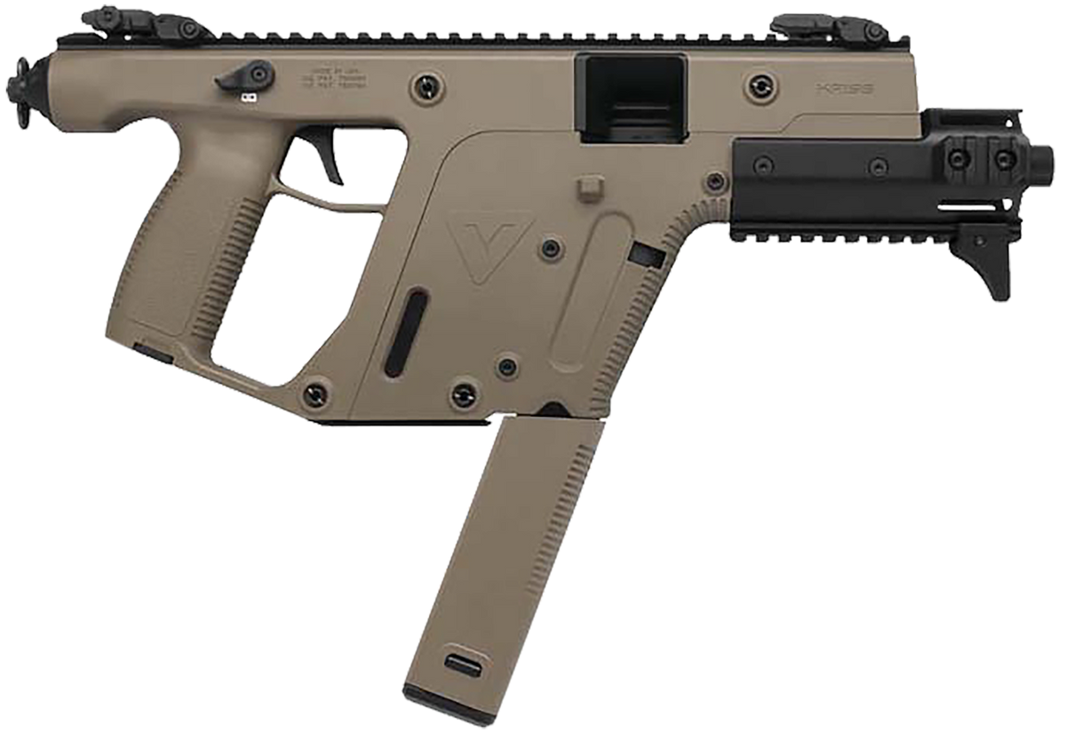 Kriss USA Vector SDP Enhanced G2 10mm Auto 6.5" 33+1 Semi-Auto Pistol - FDE
