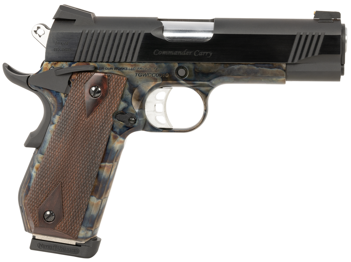 Tyler Gun Works Custom 1911 Commander 45 ACP 4.25" 7+1 Semi-Auto Pistol