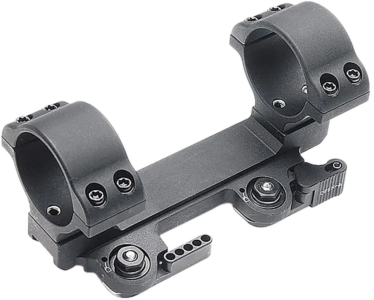 LaRue Tactical LT11130 In Line QD Scope Mount 30mm Medium Rings - Black Aluminum