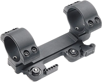 LaRue Tactical LT11130 In Line QD Scope Mount 30mm Medium Rings - Black Aluminum