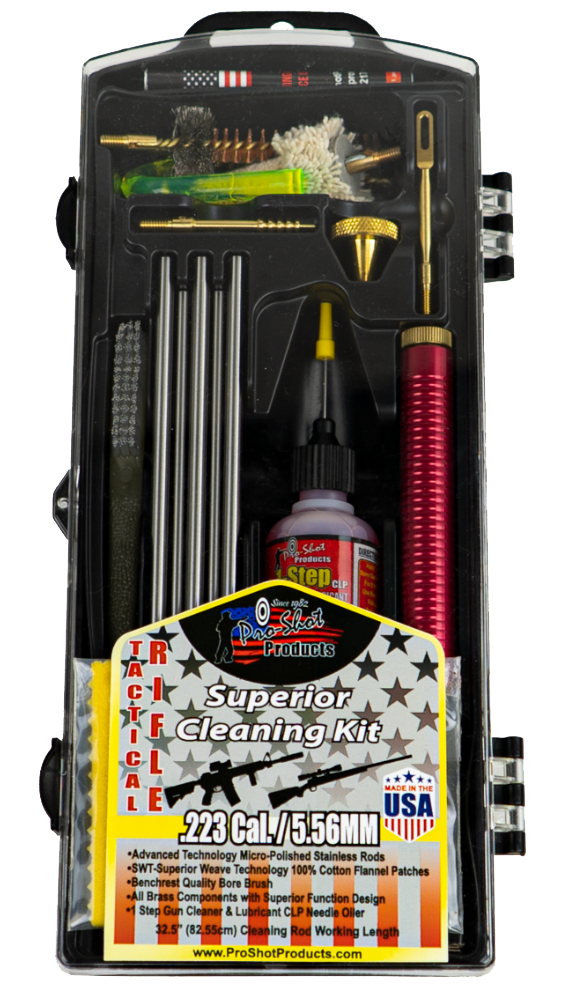 Pro-Shot AR223KIT Tactical Classic Box Kit .223/5.56mm AR-15 Cleaning Kit