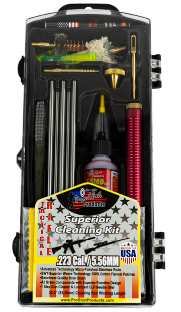 Pro-Shot AR223KIT Tactical Classic Box Kit .223/5.56mm AR-15 Cleaning Kit