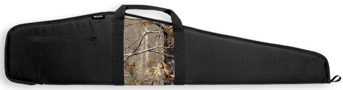 Bulldog BD21044 Camo Panel 44" Rifle Case Black Nylon with Realtree AP Panel