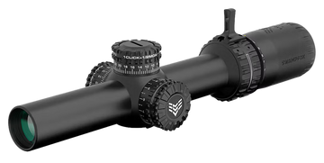Swampfox Optics Arrowhead 1-8x24mm 30mm Tube SFP LPVO Scope - Guerrilla Dot BDC Green Reticle