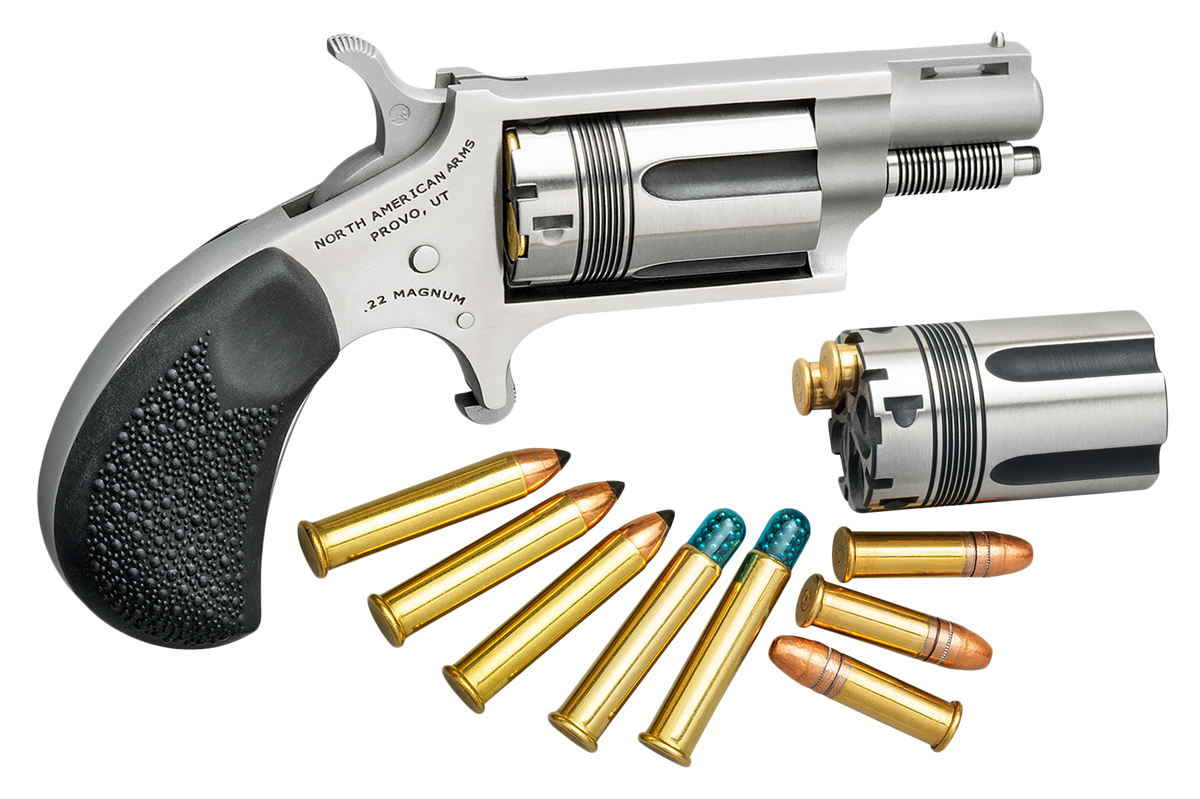 NAA Wasp 22 WMR/22 LR 1.13" 5-Shot SAO Mini-Revolver