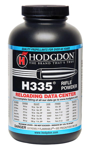 Hodgdon H335 Spherical Smokeless Rifle Powder 1 lb
