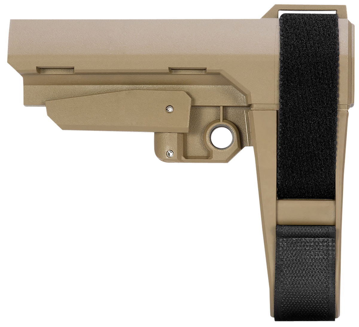 SB Tactical SBA3X02SB SBA3 X Synthetic Flat Dark Earth 5-Position Adjustable for AR-Platform (Tube Not Included)