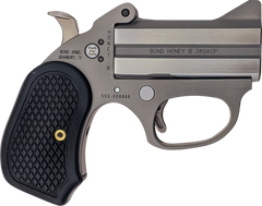 Bond Arms Honey B Stinger RS 380 ACP 3" 2-Rd Derringer - Matte Stainless/Black B6 Resin