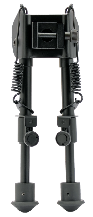 SME SMEBPSPR Shooting Bipod 6-9" Aluminum Black Anodized - Swivel Stud Attachment