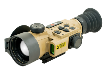 iRay USA HCH50R RICO Hybrid Compact 640x480 3.5x 50mm Thermal Optic with LRF - Black/Flat Dark Earth Cerakote