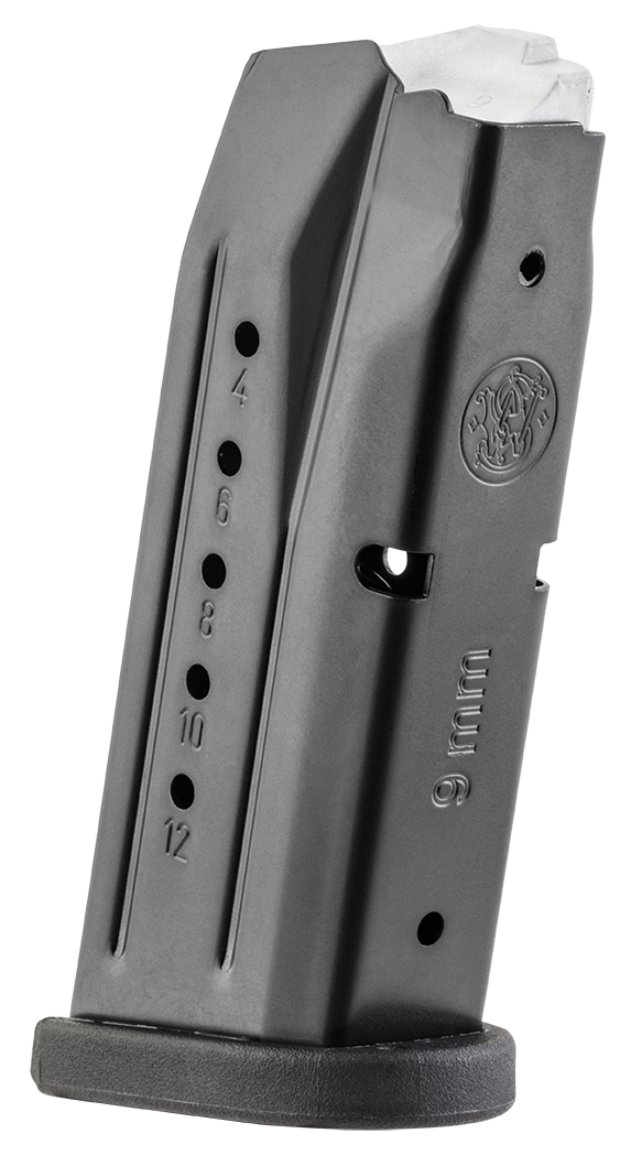 Smith & Wesson M&P Compact 9mm Luger 12-Round Blued Steel Magazine