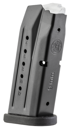 Smith & Wesson M&P Compact 9mm Luger 12-Round Blued Steel Magazine
