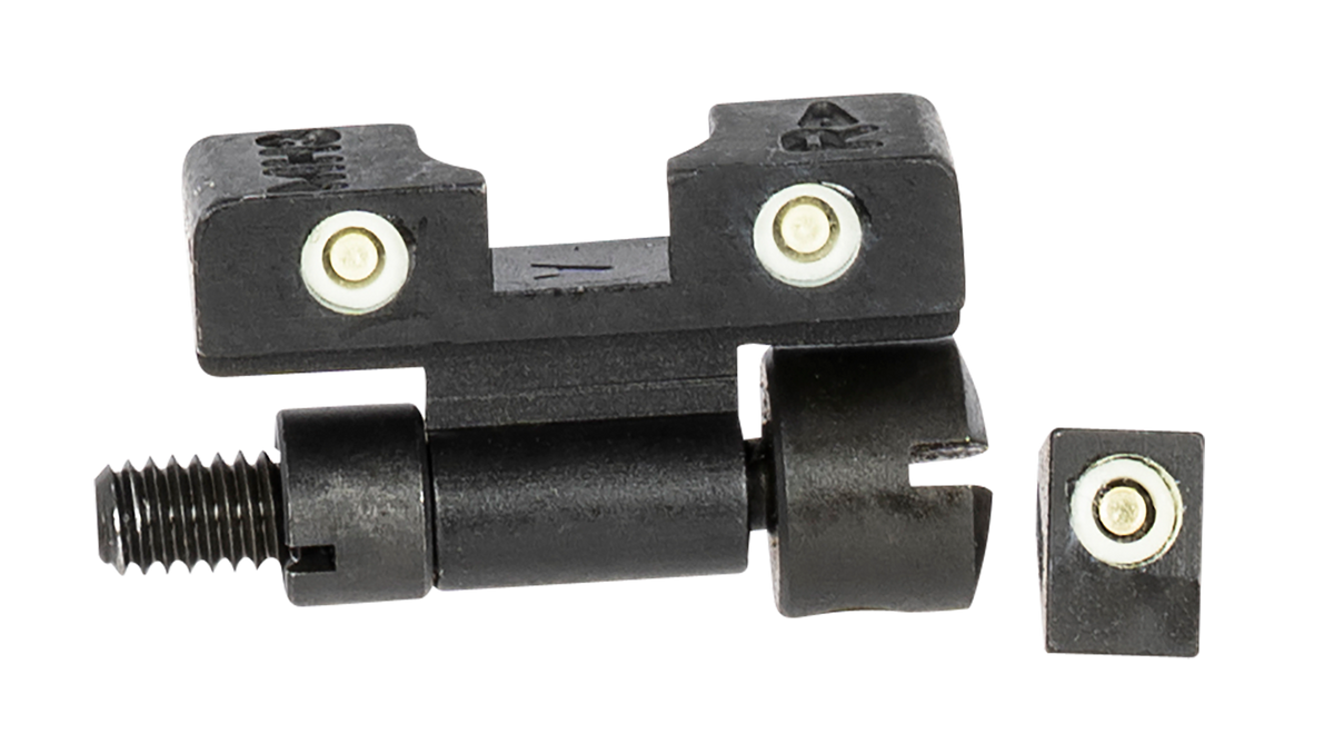 Meprolight Tru-Dot Adjustable Sights Green Tritium White Outline S&W K/L/N Frame Revolver