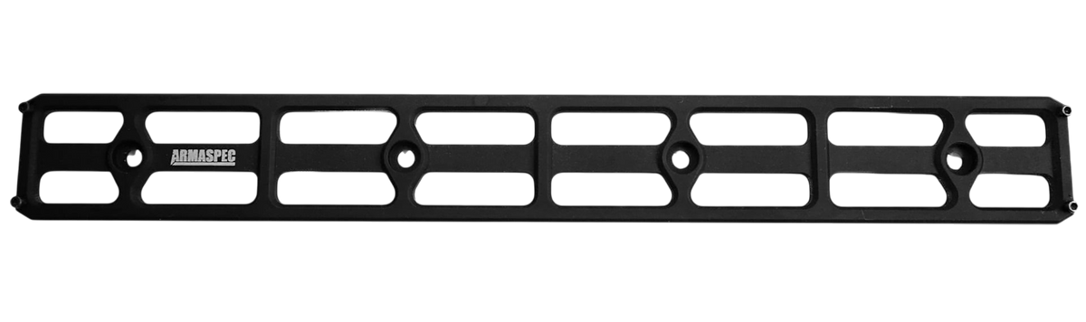 Armaspec ARCA Rail 12 Slot M-LOK 12" Black Anodized Aluminum - AR-15/AR-10