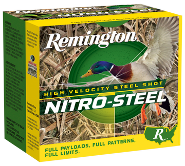 Remington Ammunition Nitro-Steel High Velocity 12 Gauge 2.75" 1 1/4 oz #4 Shot - Box or Case