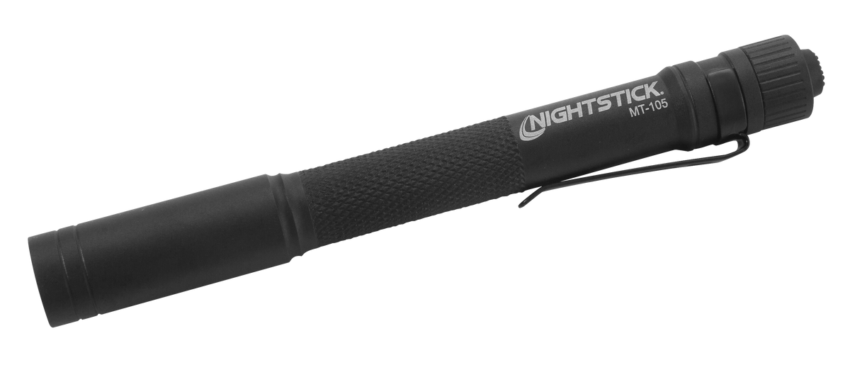 Bayco Nightstick MT-105 Metal Mini-TAC LED Flashlight 200 Lumens 2 AAA Black