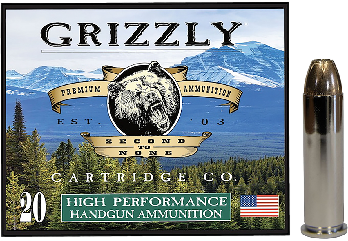 Grizzly Ammo 357 Mag 148gr Jacketed Hollow Point 20rd Box / 200rd Case - Box or Case
