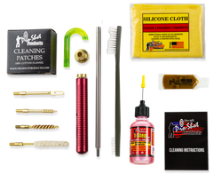 Pro-Shot R22KIT Classic Box Kit .22 Cal Rifle Cleaning Kit - Yellow Plastic Case