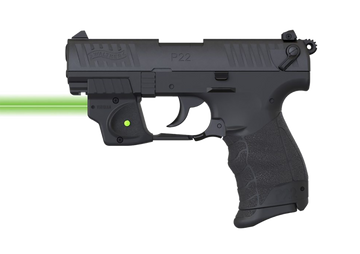 Viridian E-Series Green Laser Sight Fits Walther P22 Rail Mount Black Polymer