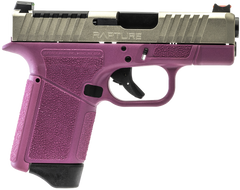 GForce Arms Rapture 9mm Luger 3.25" 12+1 Semi-Auto Pistol - Pink Cerakote, Nickel Slide