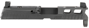 Sig Sauer P320 9mm Luger Pro-Cut Optic Ready Slide Assembly - PVD Black Stainless - XRAY3 Suppressor Sights