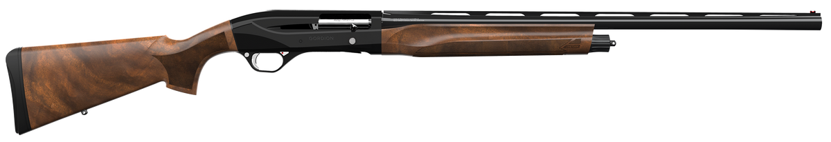 Retay USA Gordion Upland Inertia Plus 12 Gauge 28" 3" 4+1 Semi-Auto Shotgun - Polished Jet Black
