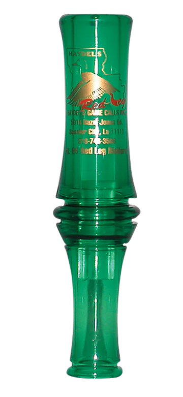 Haydels RL99 Redleg Mallard Double Reed Duck Call - Green Plastic