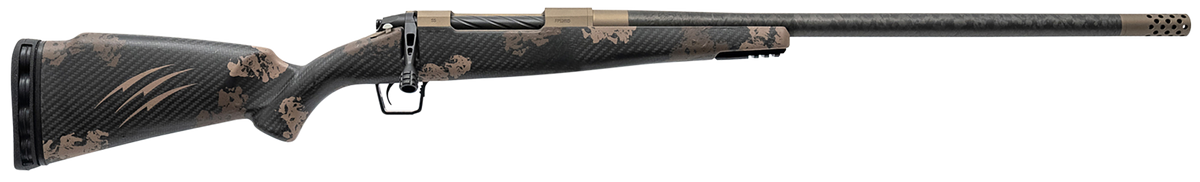 Fierce Firearms Carbon Rogue 7mm PRC 24" 3+1 Bolt-Action Rifle - Smoked Bronze Cerakote / Sonora Ambush Camo