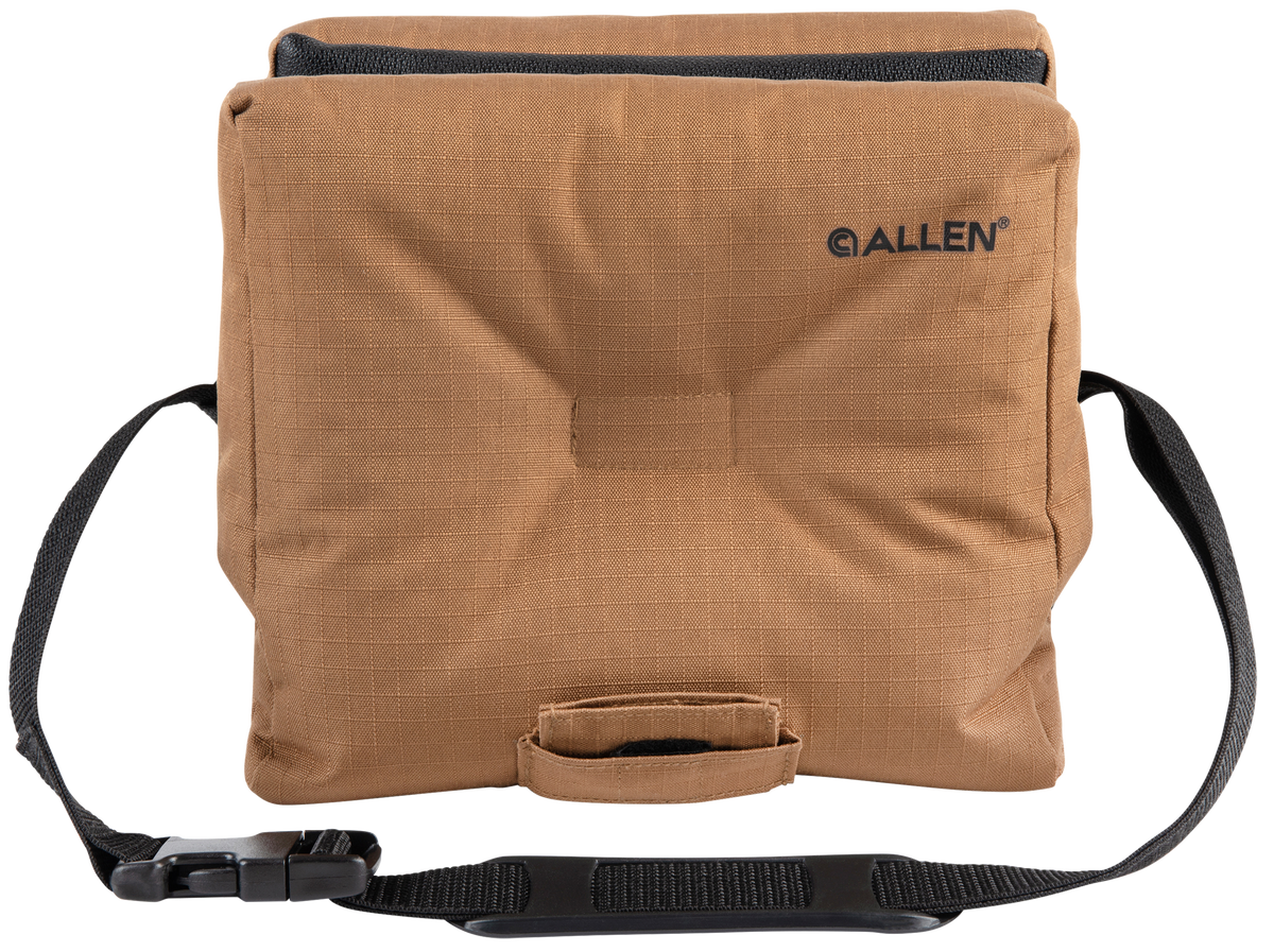 Allen 18420 Bench Shooting Bag Empty Black/Tan 600D Polyester