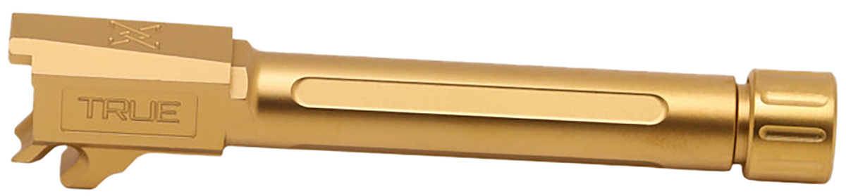 True Precision SIG P365XL 9mm 3.70" Threaded Drop-In Barrel - Gold TiN