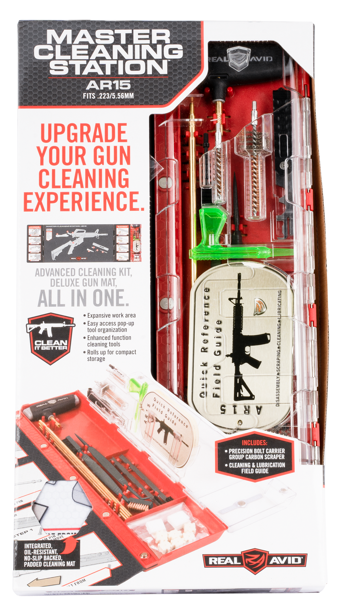 Real Avid Master Cleaning Station AR-15 .223 Rem/5.56x45mm NATO Cleaning Kit