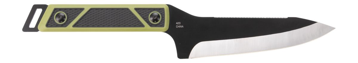 S.O.G TerraGrip Camp Knife HQ 6.7" Fixed Blade 420 Stainless Steel