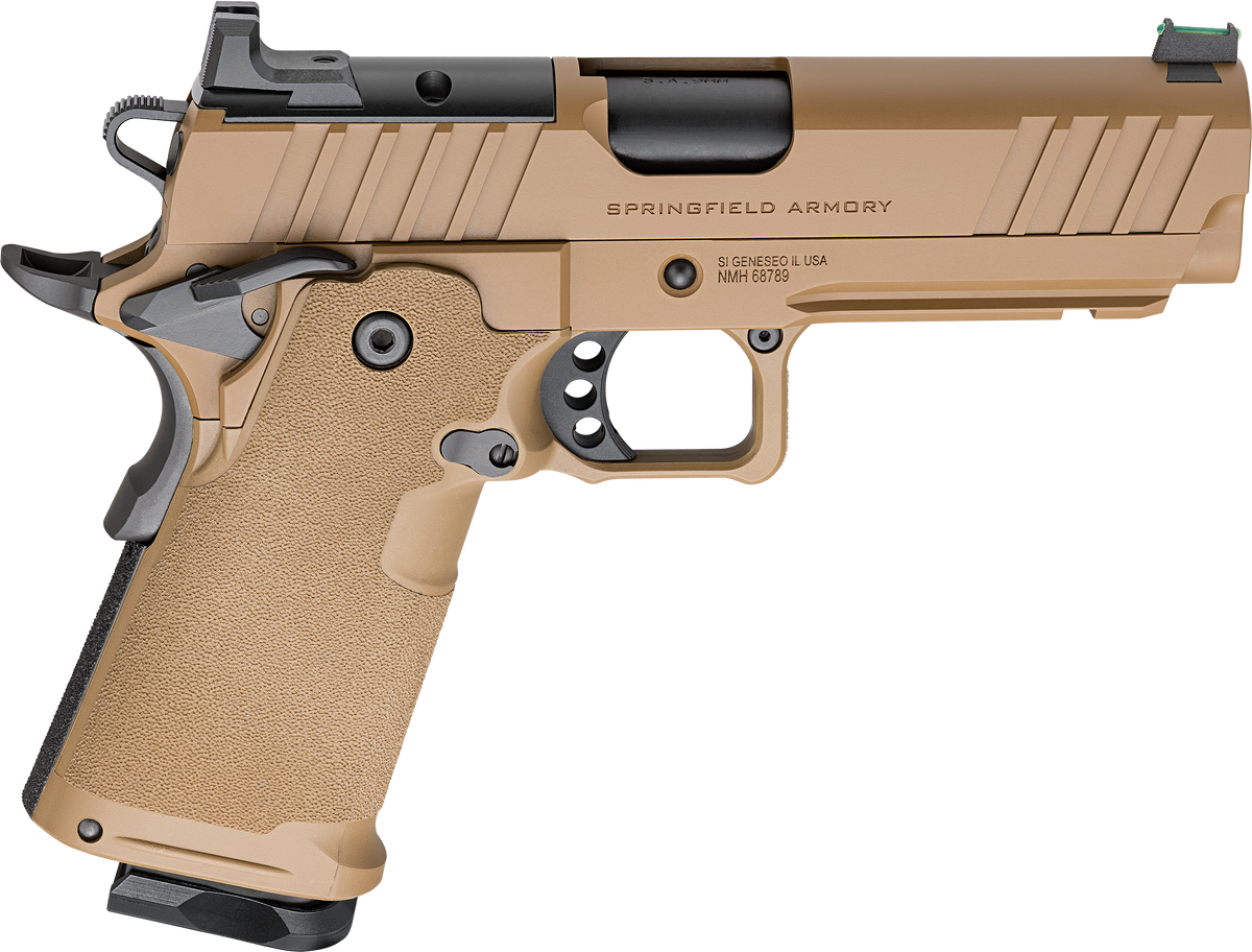 Springfield Armory 1911 DS Prodigy 9mm 4.25" 10+1 Semi-Auto Pistol - Coyote Brown Cerakote