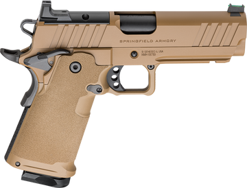 Springfield Armory 1911 DS Prodigy 9mm 4.25" 10+1 Semi-Auto Pistol - Coyote Brown Cerakote