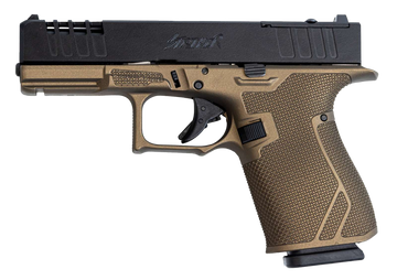 Great Lakes Firearms GL19BRZ Striker Compact 9mm Luger 4" 15+1 Semi-Auto Pistol - Bronze Cerakote / Black