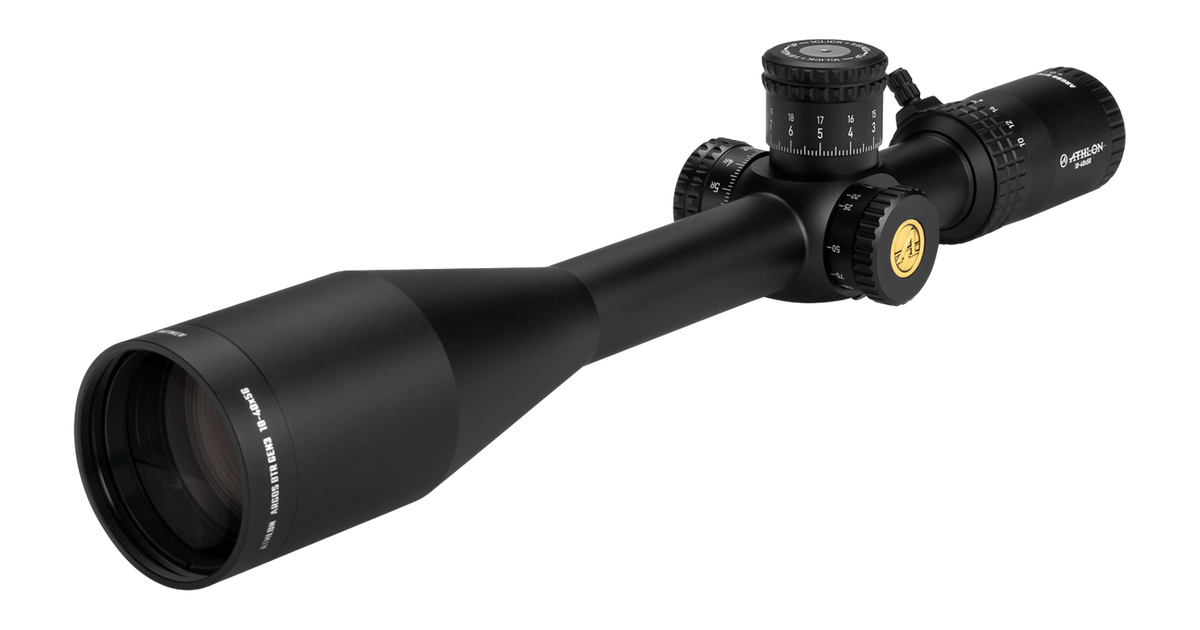 Athlon Argos BTR GEN3 10-40x56mm 30mm Tube SFP ABLR4 MOA Riflescope