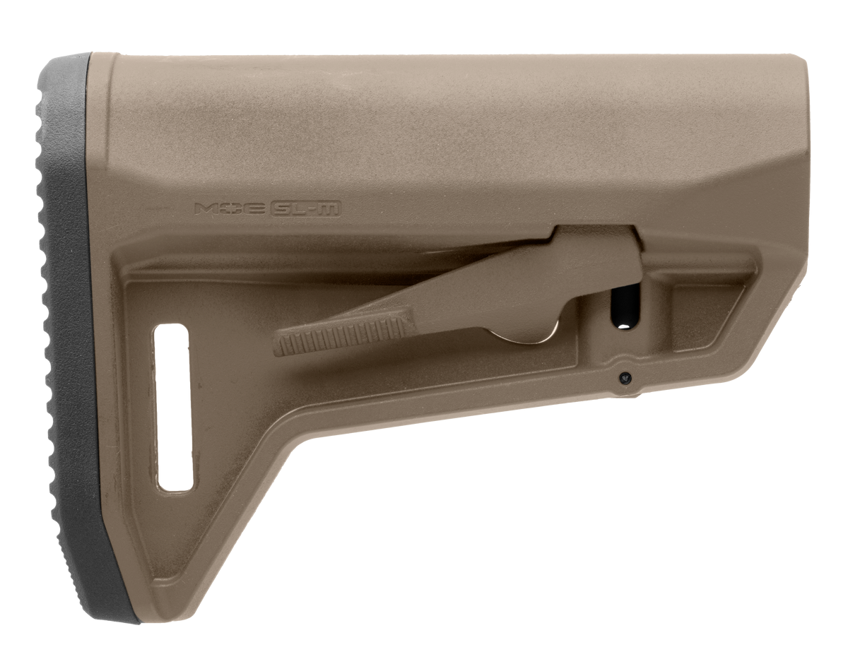 Magpul Industries MOE SL-M Carbine Stock Flat Dark Earth Synthetic Mil-Spec AR-15/M4