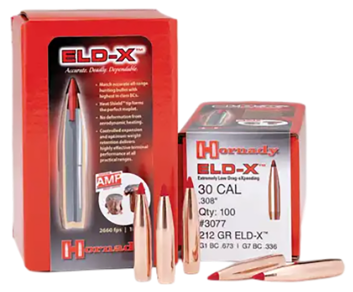 Hornady ELD-X 7mm .284 175 gr Reloading Bullets - 100/Box