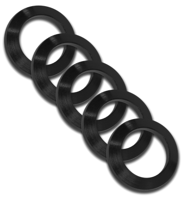 GrovTec GTHM319 Crush Washer 223 1/2x28 Black Nitride 5-Pack