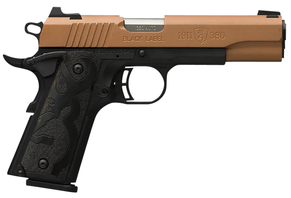 Browning 1911 Black Label Full Size .380 ACP 4.25" 8+1 Semi-Auto Pistol - Copper Cerakote