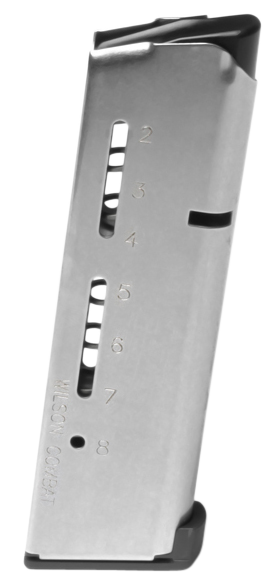 Wilson Combat 500CHD ETM 45 ACP +P 8rd 1911 Elite Tactical Pistol Magazine - Lo-Profile Steel Floor Plate