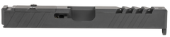TacFire Replacement Slide 40 S&W Graphite Black Cerakote Stainless Steel with Optics Cut & Slide Ports - Glock 22 Gen3