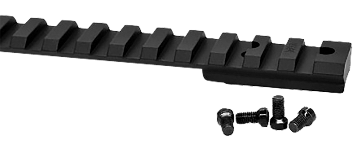 Warne V450M Vapor Picatinny Rail Howa 1500/Weatherby Vanguard Short Action 0 MOA - Black Anodized