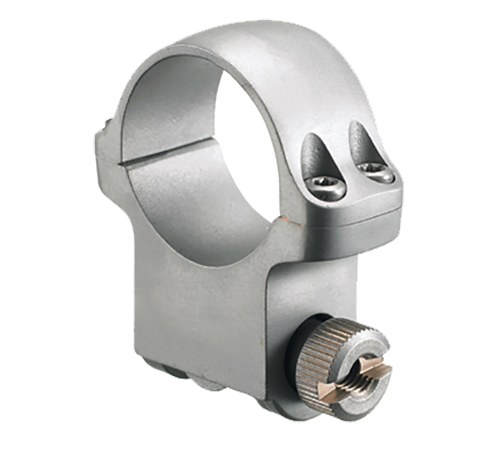 Ruger 5KHM 1" High Scope Ring Silver - 52mm Objective