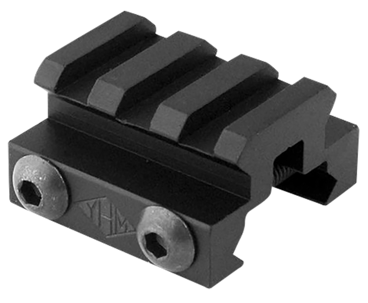 Yankee Hill Mini Riser 1.25" .50" Rise Picatinny Rail Mount Matte Black Aluminum