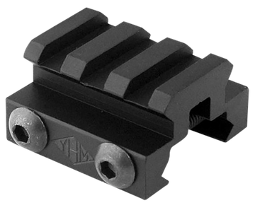 Yankee Hill Mini Riser 1.25" .50" Rise Picatinny Rail Mount Matte Black Aluminum