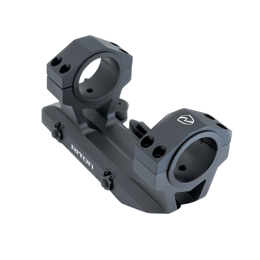 Riton Optics X301QD Precision QD 30mm/1" Scope Mount/Ring Combo - Black Anodized
