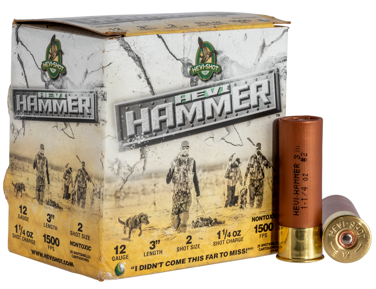 Hevishot HEVI-Hammer 12 Gauge 3" 1-1/4 oz #2 Shot 1500 fps - Box or Case