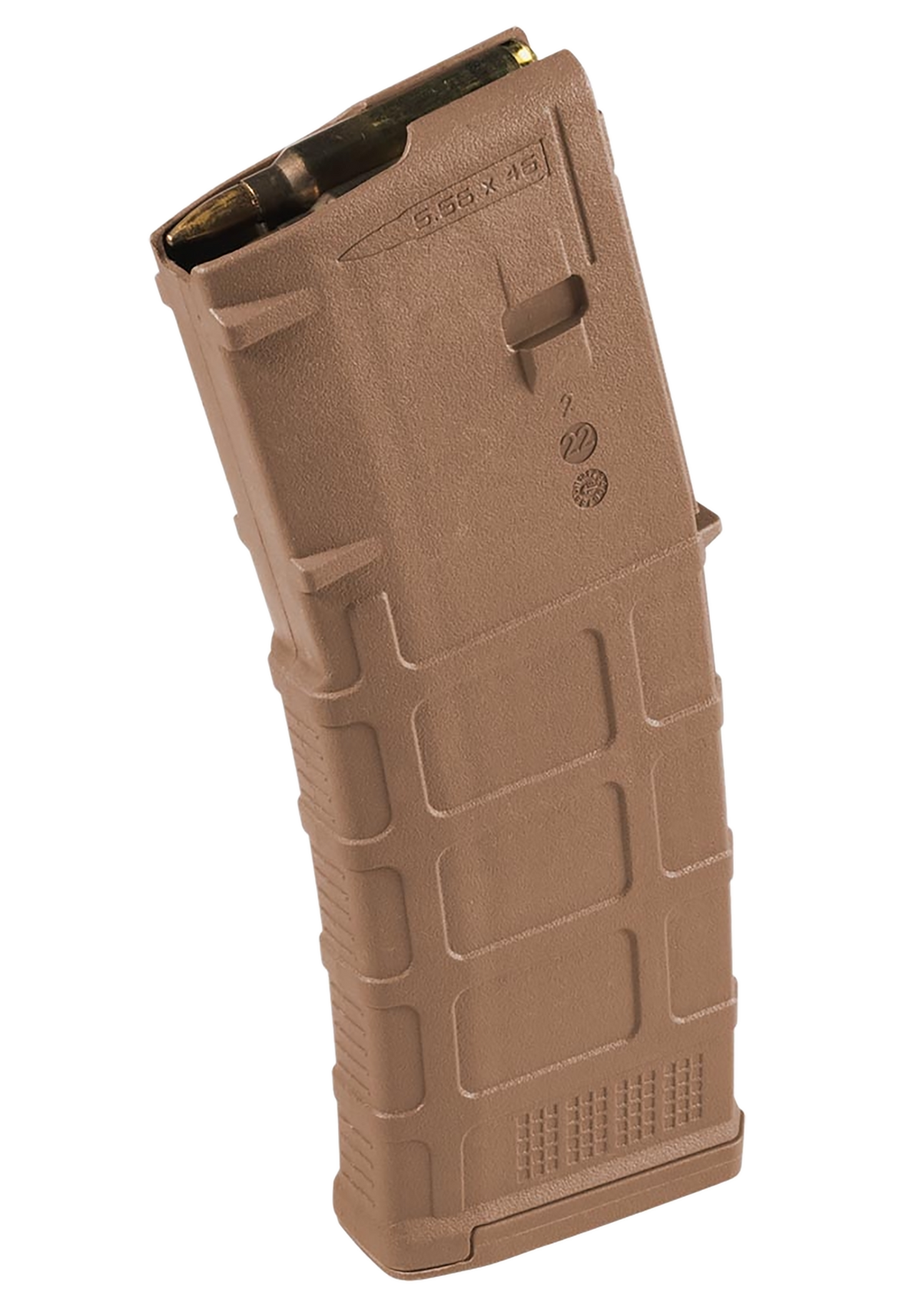 Magpul PMAG GEN M3 223 Rem/5.56 NATO 10-Rd AR-15/M4 Polymer Magazine - Medium Coyote Tan