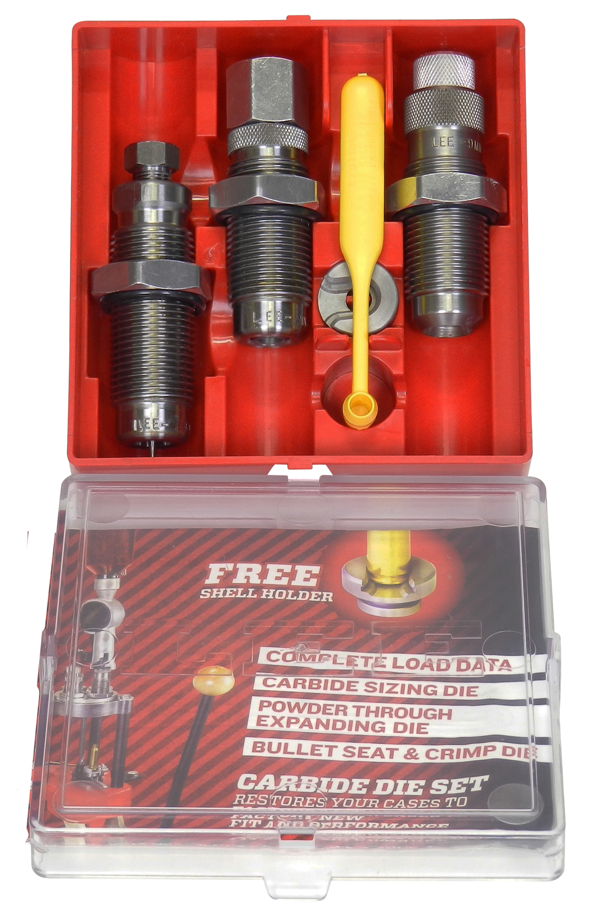 Lee Precision Carbide 3-Die Set 9mm Makarov